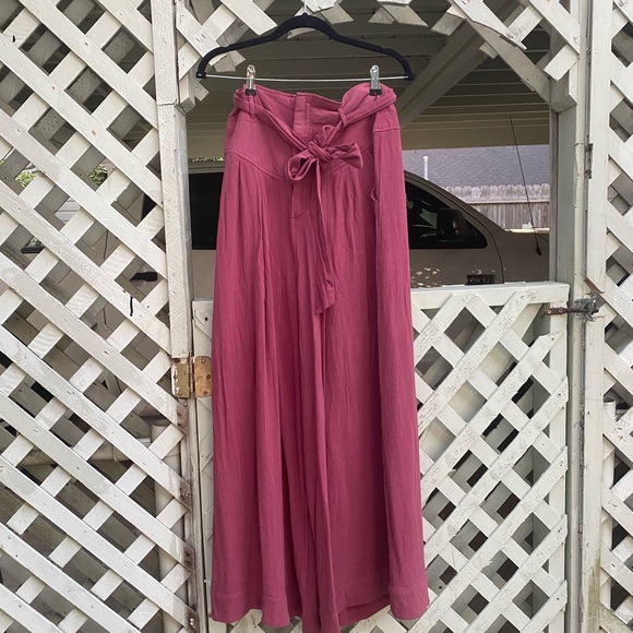 SOLD Free people burgundy two piece set - Picture 6 of 7